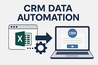 automate your data entry into CRM, saas, or custom platforms