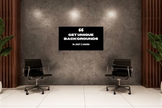 design fully customized zoom virtual background