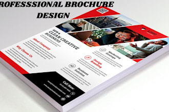 do trifold brochure design, trifold brochure, bifold within 12 hour, booklet