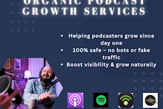 podcast promotion on apple and spotify  900k USA UK reach