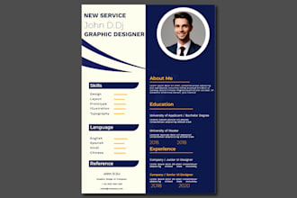 do professional resume design and CV design