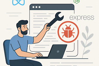 fix bugs in your mern app react, node, mongodb