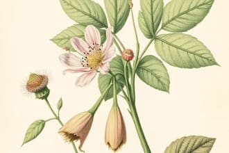 draw realistic scientific botanical illustration