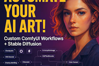 deploy create comfyui workflow with stable diffusion