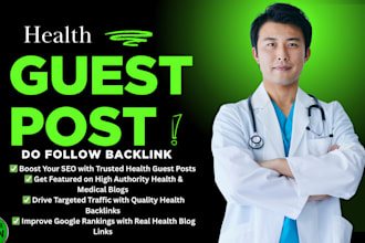 trusted medical and mental health guest post service