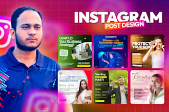 design modern instagram post banner