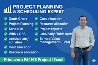 build primavera p6 baseline and tracking schedules