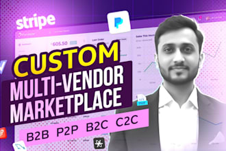 build your custom b2b p2p c2c multi vendor ecommerce marketplace website