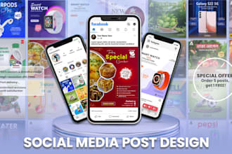 design eye catching social media posts for your brand