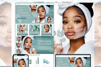 skincare website shopify store skincare beauty website skincare shopify store