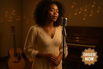 be your female singer songwriter, music producer, and soulful gospel singer