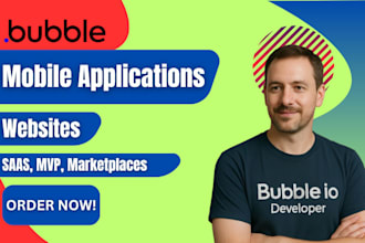 be bubble io mobile app developer build website bubble io saas bubble mvp job
