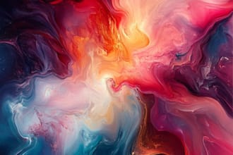 create abstract geometric digital art