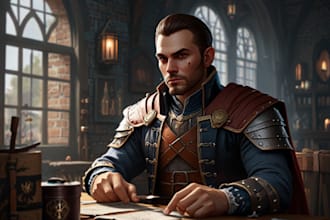 unique dnd character art and dnd character art