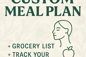 create a custom meal plan