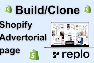 build clone replicate shopify advertorials listicle page shopify cro expert