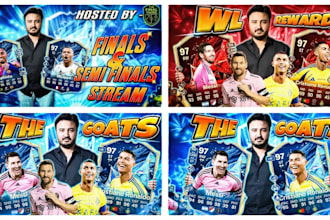 design professional ea sports fc25 thumbnails for you