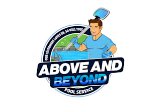 create wonderful and excellent pool service logo  design