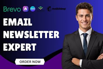 design canva newsletter mailchimp klaviyo brevo email newsletter template