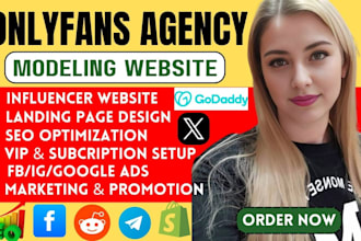 build onlyfans agency,fanvue modeling website, onlyfans chatter management