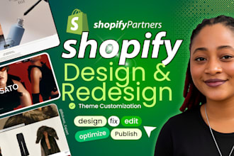 design, redesign, and set up your shopify store for dropshipping