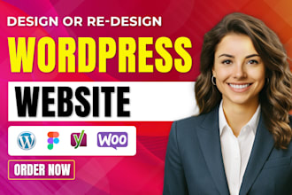 design responsive business wordpress website development or redesign ecommerce