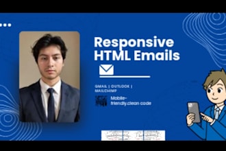 design clean HTML email