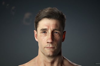 do unreal engine 3d metahuman hyper realistic avatar, 3d model for film