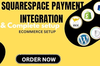 quick paypal and stripe integration for squarespace, wix payment gateway setup