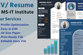 create a clean and professional resume for fresh graduates or students