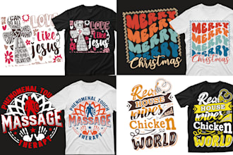 do custom graphic typography t shirt design for etsy, amazon, shopify, etc store