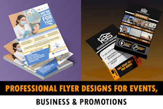 create professional flyer designs for events and promotions