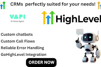 set up vapi ai, gohighlevel chatbot, and booking workflow with make gohighlevel