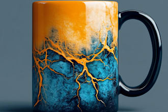 make brilliant mug, tumbler design