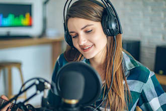 do catchy radio jingle, podcast jingle, podcast intro and outro in 24hrs