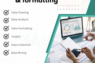 data cleaning, analysis, formatting and graphs
