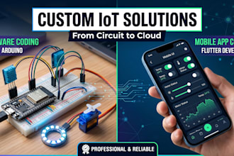 develop your custom iot project with esp32, arduino, and mobile apps