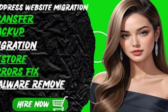transfer or migrate wordpress website to new hosting or domain