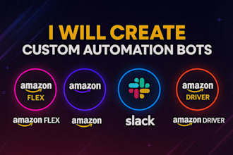 create amazon flex bot, amazon driver bot, reinstatement, walmart bot, slack bot