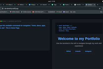 build a personal portfolio site for freelancers
