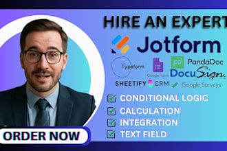 build forms, sales funnel and automation with jotform