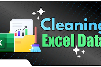 clean, format, merge, split excel data