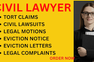 be your civil lawyer for tort claims, unlawful eviction and landlord disputes