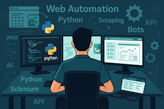 automate any website task using python and selenium