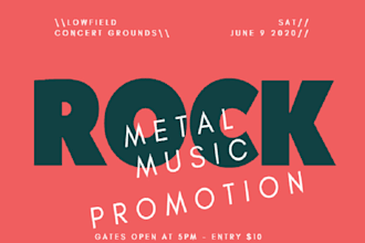skyrocket your rock music with real organic promotion