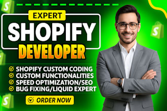 be your shopify developer and coder for custom coding bug and liquid error fixes
