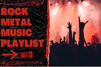 pitch your rock metal, hiphop  music to active UK USA playlist curators