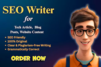 write SEO optimized tech and gaming articles