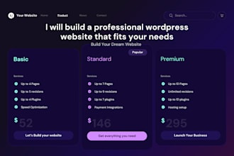 build a professional wordpress website that fits your needs