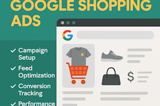 set up and manage profitable google shopping ads for your store
